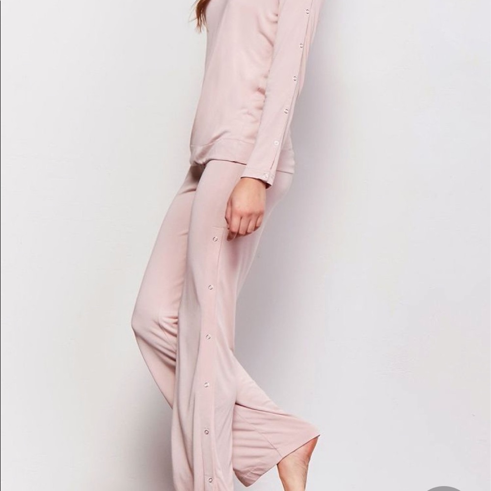BB Dakota Higgins Snap Pant- Pink - Picture 3 of 7